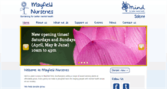 Desktop Screenshot of mayfieldnurseries.org.uk